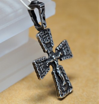 Кулон-крест серебряный 925 пробы, Украинского производителя (г. Белая Церковь). . . фото 6