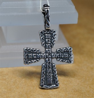 Кулон-крест серебряный 925 пробы, Украинского производителя (г. Белая Церковь). . . фото 4