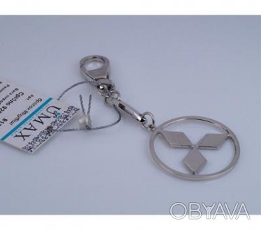 Брелок для ключей серебряный "Мицубиши" 925 пробы, Украинского производителя, ро. . фото 1
