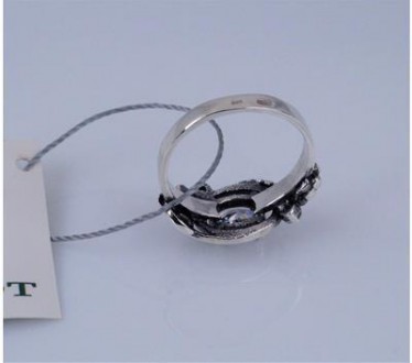 Кольцо серебряное с циркониями 925 пробы, Украинского производителя. Вес 3.97 гр. . фото 5