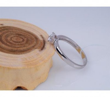 Кольцо серебряное с цирконием 925 пробы, Украинского производителя. Изделие покр. . фото 4