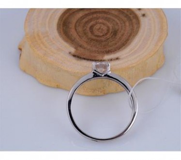 Кольцо серебряное с цирконием 925 пробы, Украинского производителя. Изделие покр. . фото 5