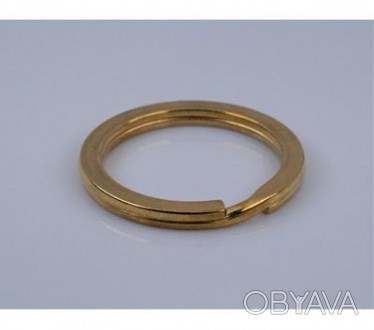 Кольцо из латуни (для брелка/ключей). Латунь, диаметр кольца 3,50 см., толщина 0. . фото 1