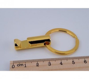 Брелок-відкривачка для ключів. Метал, розміри: довжина загальна 5,90 см., діамет. . фото 4