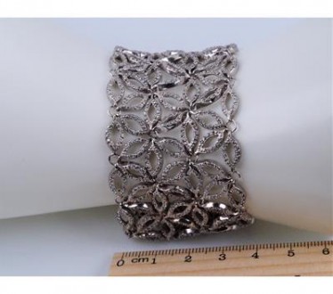 Браслет срібний з цирконієм 925 проби (19,0 см), Українського виробника. Акуратн. . фото 3