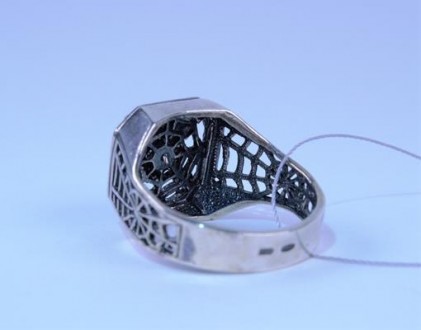 Кольцо серебряное мужское "Паук" 925 пробы, Украинского производителя, чернение.. . фото 4