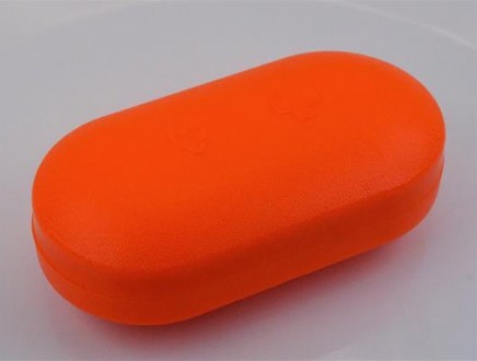 Бокс для таблеток оранжевый (на 6 отсеков). Длина 10,00 см., ширина 5,00 см., вы. . фото 3