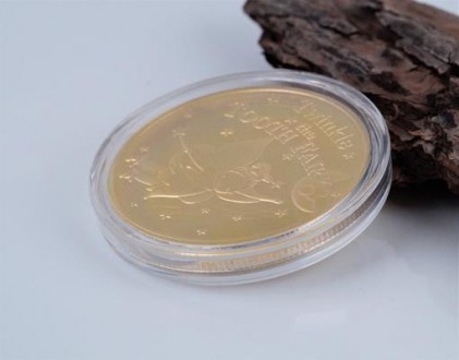Монета сувенірна "Зубна фея". Діаметр монети 4,00 см, товщина 0,30 см, вага 29.6. . фото 7