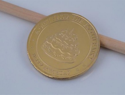 Монета сувенірна "Зубна фея". Діаметр монети 4,00 см, товщина 0,30 см, вага 29.6. . фото 9