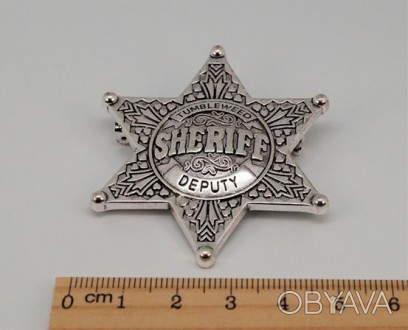 Значок Sheriff (цвет - серебро) арт. 03688