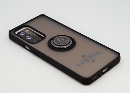 Чохол-бампер для OnePlus 9 Pro (чорний із кільцем) арт. 03745. Одеса. фото 1 Чохол-бампер для OnePlus 9 Pro (чорний із кільцем) арт. 03745. Одеса. фото 1