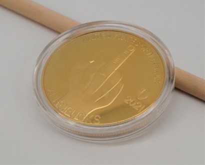 Монета сувенирная "FUCK". Диаметр монеты 4,00 см., толщина 0,30 см., вес 29.50 г. . фото 5