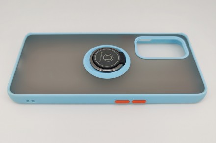 Защитный чехол-бампер для OnePlus 9 (LE2110), с кольцом - держателем на палец, с. . фото 4
