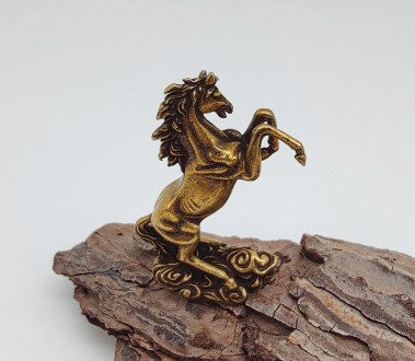 Фігурка "Лошадь" із латуні. Гарна деталізація й акуратне виконання, розміри: вис. . фото 3