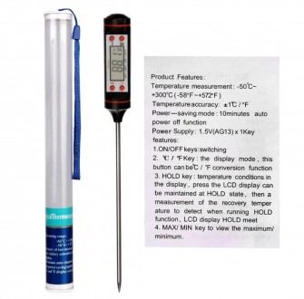 
Термометр цифровой электронный TP101 - пищевой термометр для измерения температ. . фото 3