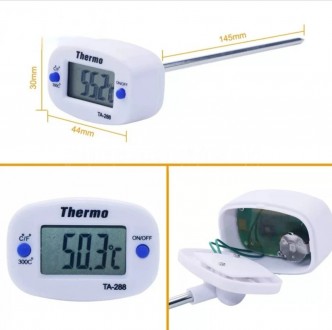 
Термометр цифровой, кухонный, электронный TА-288 - пищевой термометр для измере. . фото 4