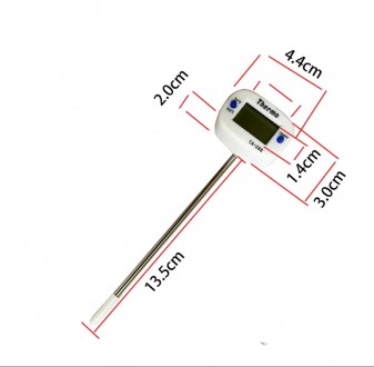 
Термометр цифровой, кухонный, электронный TА-288 - пищевой термометр для измере. . фото 8