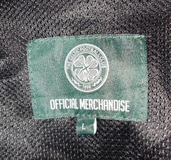 Футбольная ветровка с капюшоном FC Celtic official merchandise, размер-L, длина-. . фото 11