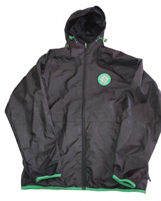 Футбольная ветровка с капюшоном FC Celtic official merchandise, размер-L, длина-. . фото 4