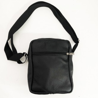 Якісна чоловіча сумка з натуральної шкіри 100%, сумка має 3 основні кишені, сере. . фото 8