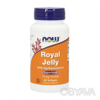  Рояльный мед: сила, которая дает жизнь Краткое описание Royal Jelly 1000 mg Egu. . фото 1