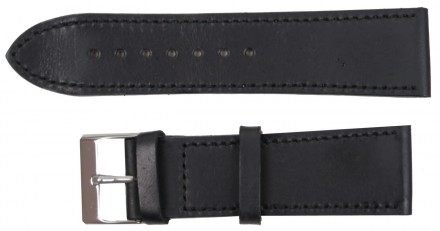 Кожаный мужской ремешок для часов Mykhail Ikhtyar Ш24 мм черный S609-24S black
О. . фото 2