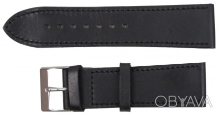 Кожаный мужской ремешок для часов Mykhail Ikhtyar Ш24 мм черный S609-24S black
О. . фото 1