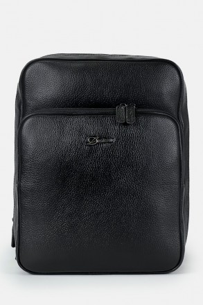 Рюкзак из натуральной кожи от турецкого бренда Desisan черного цвета, закрывающи. . фото 2