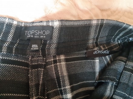 Модельні брюки від бренду Topshop. Розмір 38. Виміри на фото. В гарному стані.. . фото 5