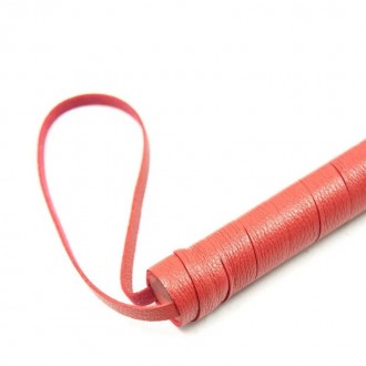 Красная плеть Leather Whip Red - это уникальный аксессуар для любителей ярких ощ. . фото 3