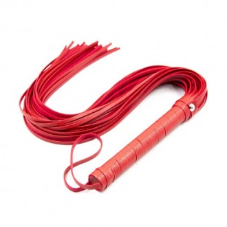Красная плеть Leather Whip Red - это уникальный аксессуар для любителей ярких ощ. . фото 2