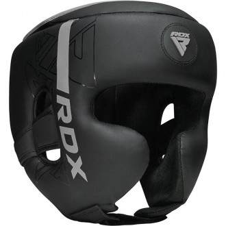 Боксерський шолом RDX F6 Matte Silver Використовуй максимальний захист, інтегрув. . фото 2