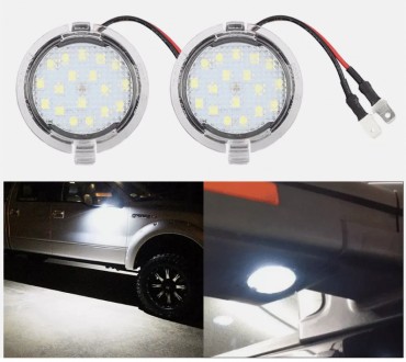 Подсветка зеркала Led для Ford Fusion / Edge / Explorer 2013-2020 комплект JU5Z1. . фото 8