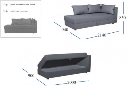 
Вартість дивана залежить від обраної тканини (завчіть у менеджера). Ціна вказан. . фото 6