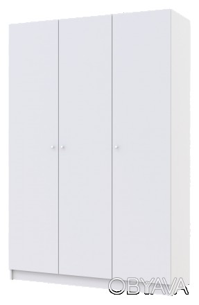 Шкаф для одежды Promo Белый/Белый 3 ДСП 135х48х204 (44900197)
Корпус и фасад изд. . фото 1