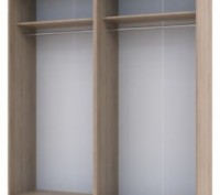 Шкаф для одежды Promo Дуб сонома/Дуб сонома 2+2 ДСП 180х48х204 (42005007)
Корпус. . фото 3