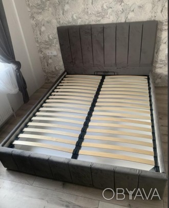 Ціна за ліжко вказана в 1 категорії тканини та у розмірі 160х200см з підйомним м. . фото 1