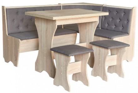 Кухонный комплект, уголок стол и 2 табурета Мебель Сервис купить в Одессе, Украи. Одесса. фото 1