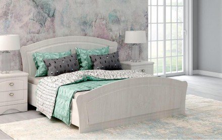 Ліжко «ВІКТОРІЯ » – елемент модульної спальні «Вікторія» меблевої фабрики «Фенік. . фото 2