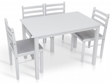 У комплект входить 1 не розкладний стіл і 4 стільці. Продаж лише комплектами.
Ро. . фото 2