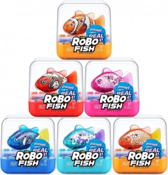 Интерактивная игрушка Robo Alive Роборыбка Розовая 
 
Интерактивная игрушка Робо. . фото 6