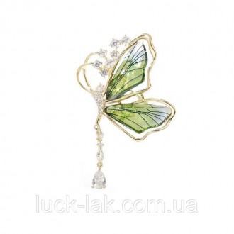 Красивий метелик брошка
Розмір 65 мм на 39 мм
Гарна брошка прикрасить ваш одяг, . . фото 4