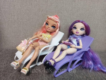 Раскладное кресло для куклы Барби, розовое. Подойдет для других куком масштаба 1. . фото 9