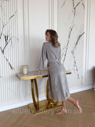 Жіночий халат із колекції In Love ТМ COSY вишуканий та елегантний французький сі. . фото 5
