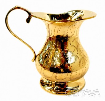  Индийская ваза из латуни - прекрасный элемент для создания восточного стиля в и. . фото 1