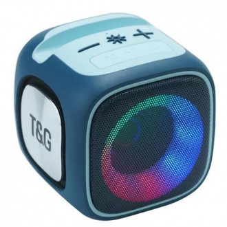  Bluetooth-колонка TG359, з функцією speakerphone, радіо, blue. . фото 2
