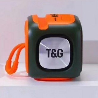  Bluetooth-колонка TG359, з функцією speakerphone, радіо, green. . фото 4