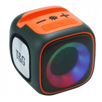  Bluetooth-колонка TG359, з функцією speakerphone, радіо, green. . фото 2