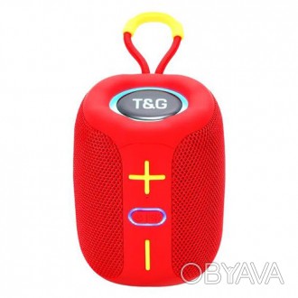  Bluetooth-колонка TG658, з функцією speakerphone, радіо, red. . фото 1