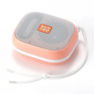  Bluetooth-колонка TG394, IPX7, c функцией speakerphone, радио, pink. . фото 4